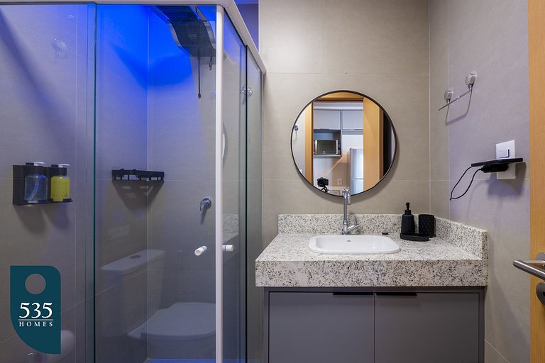 Studio localizado dentro da praia da Barra