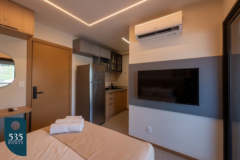 Studio localizado dentro da praia da Barra