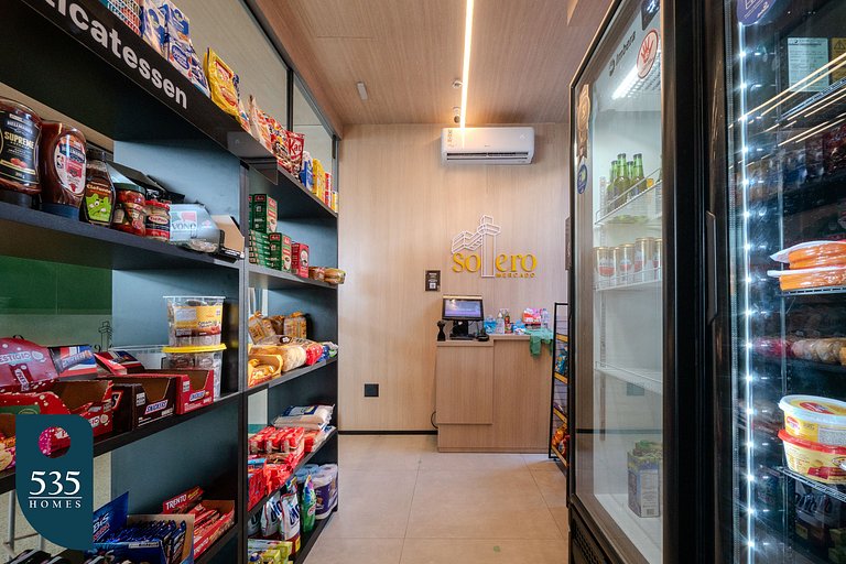 Studio localizado dentro do circuito do carnaval