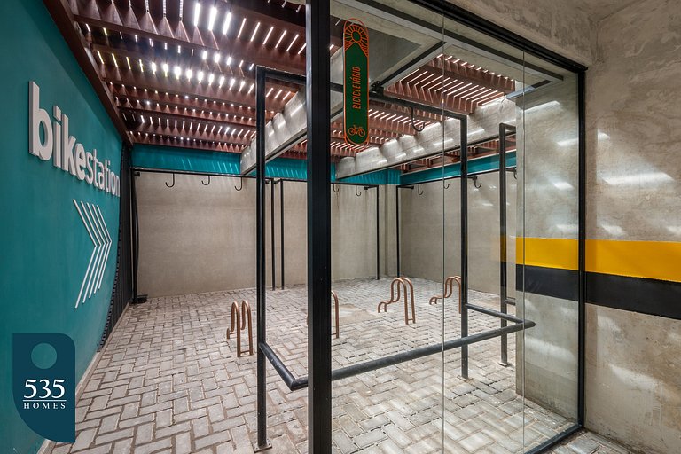 Studio localizado dentro do circuito do carnaval