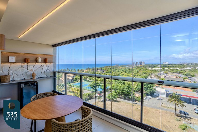 Quarto e sala vista mar em Stella a 400m da praia