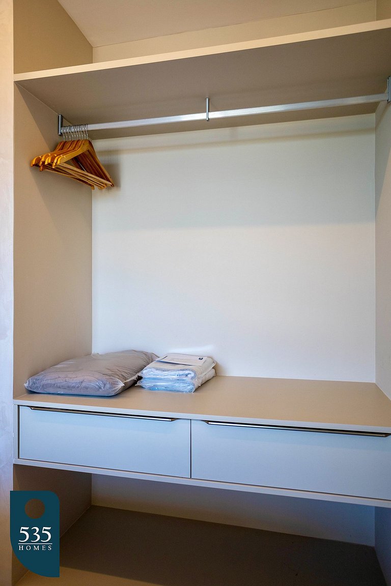 Quarto e sala vista mar em Stella a 400m da praia