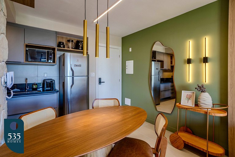 Quarto e sala vista mar em Stella a 400m da praia