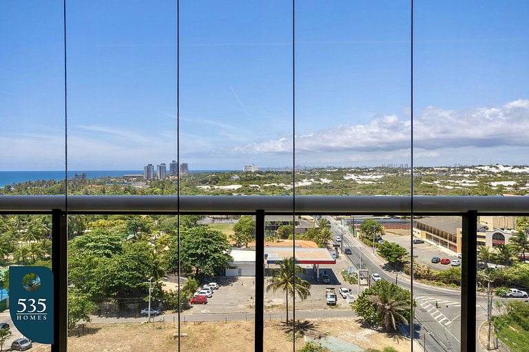 Quarto e sala vista mar em Stella a 400m da praia