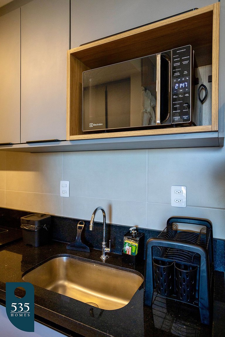 Quarto e sala vista mar em Stella a 400m da praia