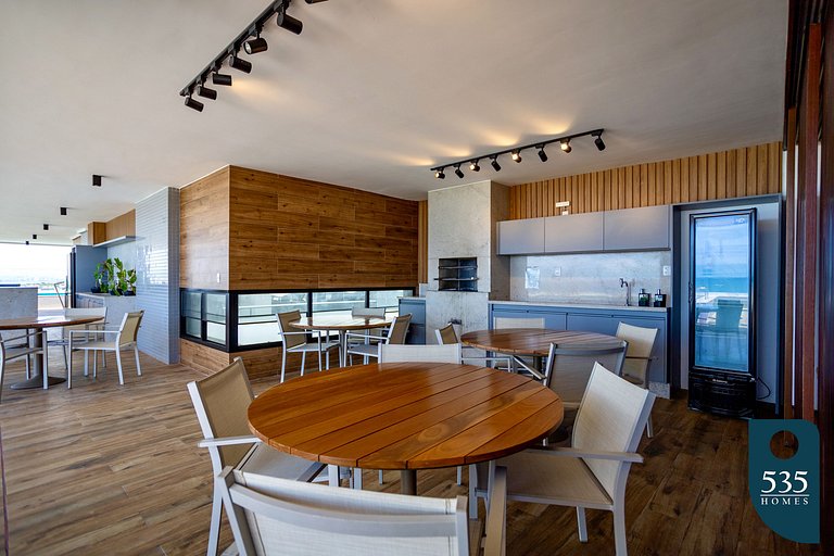 Quarto e sala vista mar em Stella a 400m da praia