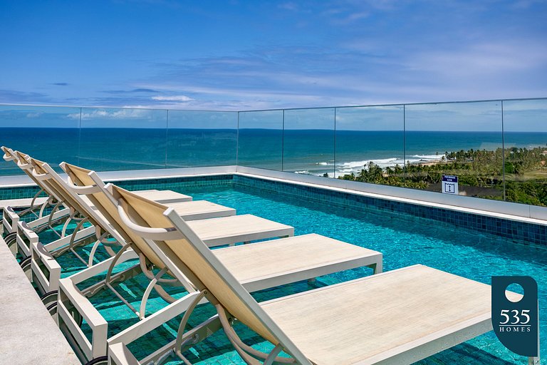 Quarto e sala vista mar em Stella a 400m da praia