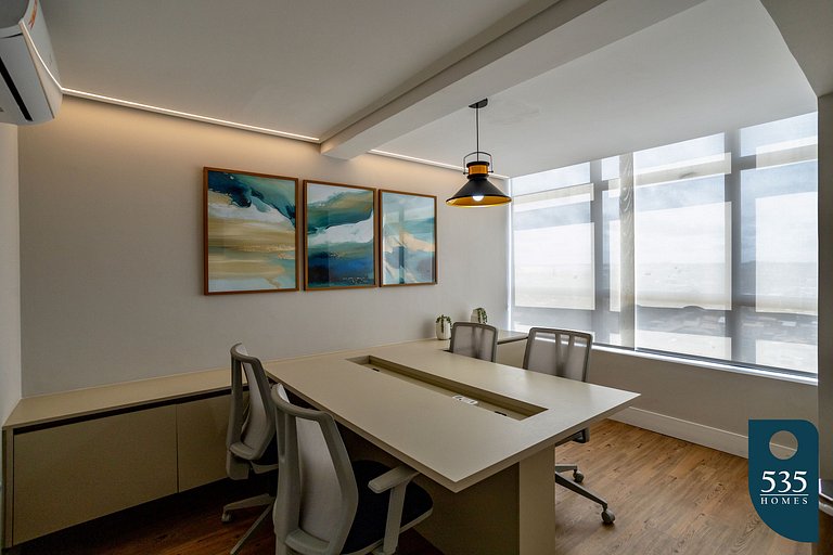 Quarto e sala vista mar em Stella a 400m da praia