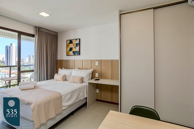 Studio no Caminho das Árvores com vista do alto