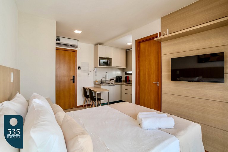 Studio no Caminho das Árvores com vista do alto