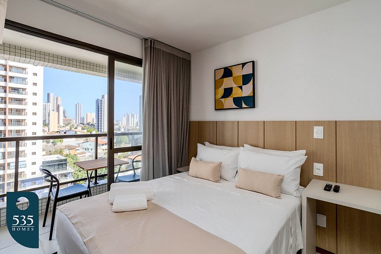 Studio in Caminho das Árvores with elevated view