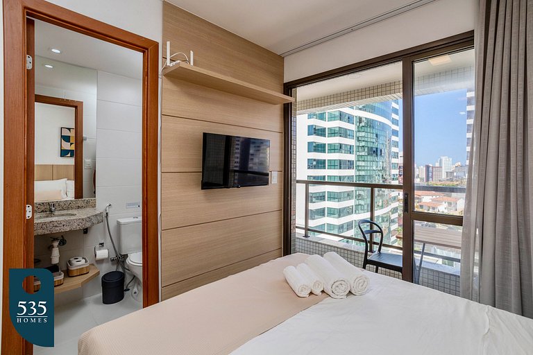 Studio in Caminho das Árvores with elevated view