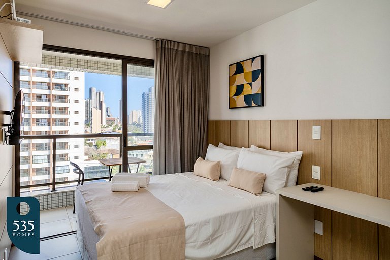 Studio in Caminho das Árvores with elevated view