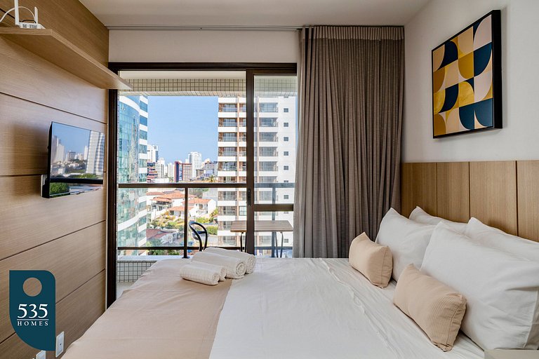 Studio in Caminho das Árvores with elevated view