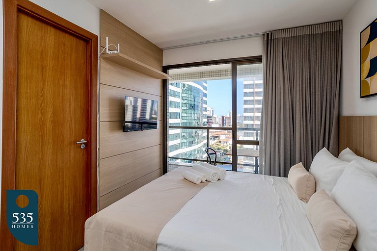 Studio in Caminho das Árvores with elevated view