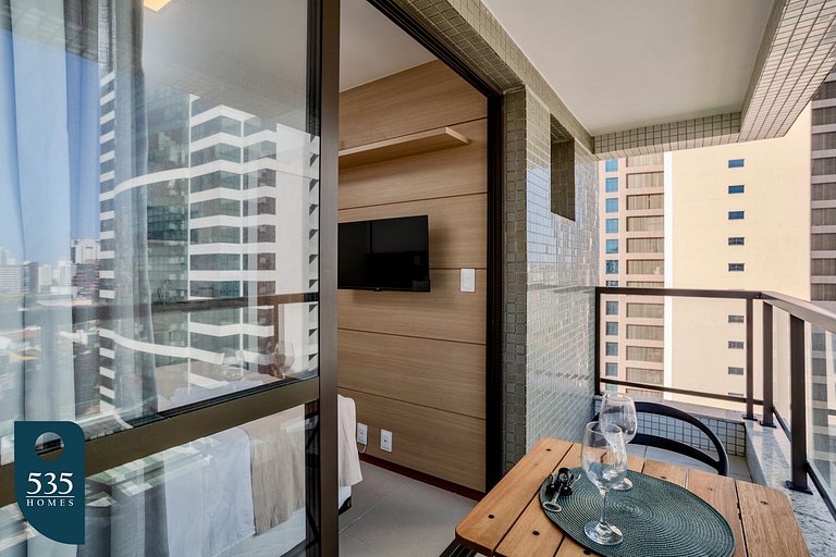 Studio in Caminho das Árvores with elevated view