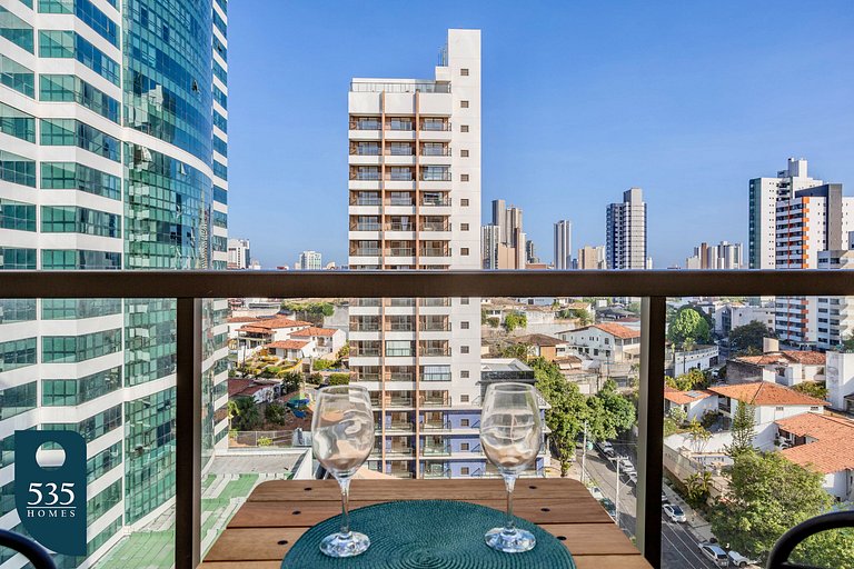 Studio in Caminho das Árvores with elevated view