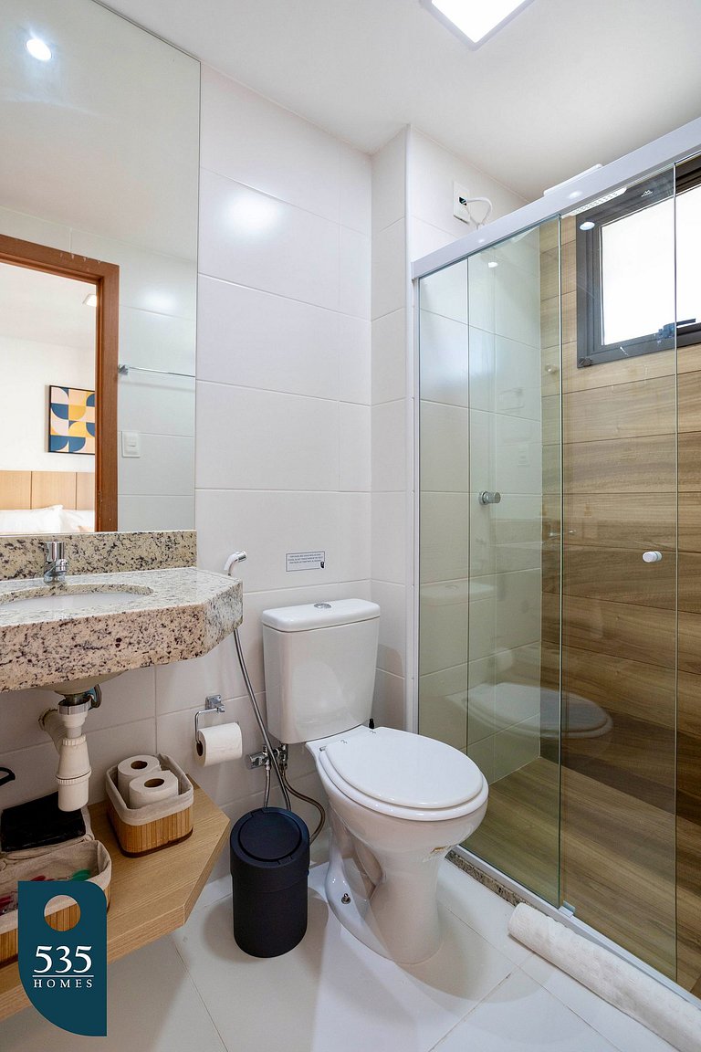 Studio no Caminho das Árvores com vista do alto