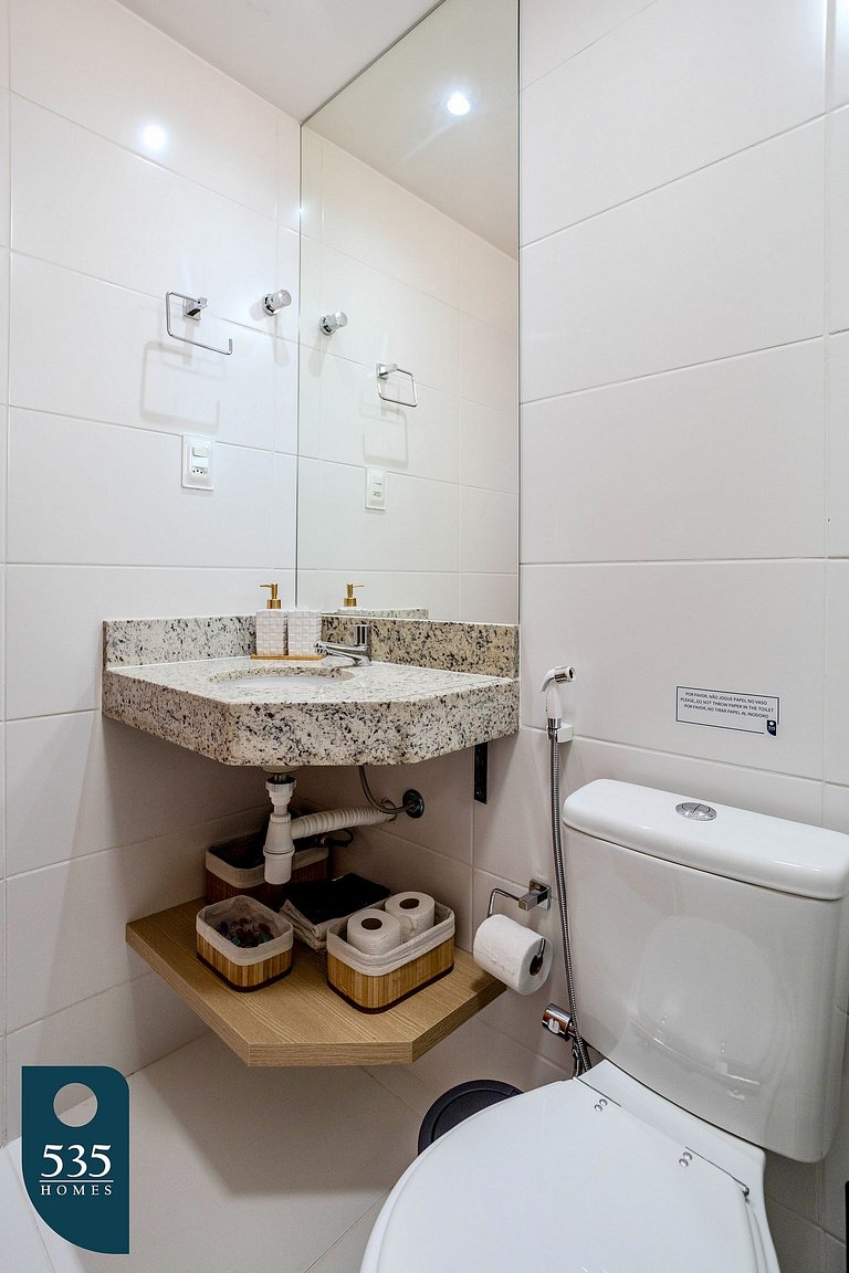 Studio in Caminho das Árvores with elevated view