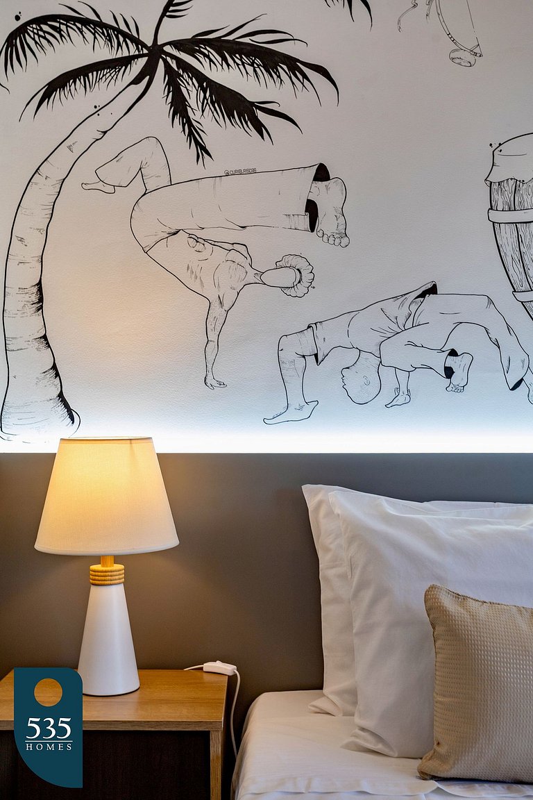 Viva a cidade de Salvador a passos da praia