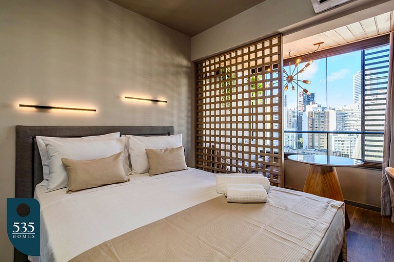 Hospede-se na Barra em Studio perto da praia