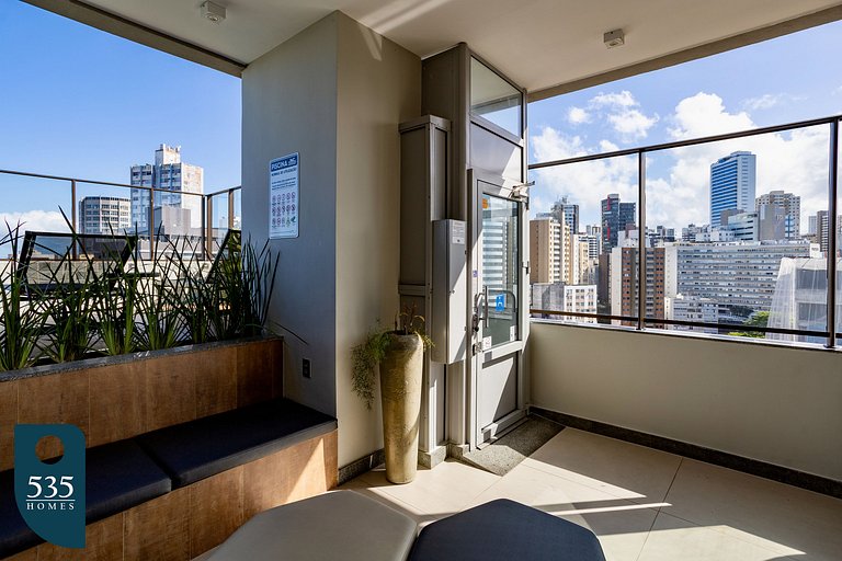 Hospede-se na Barra em Studio perto da praia