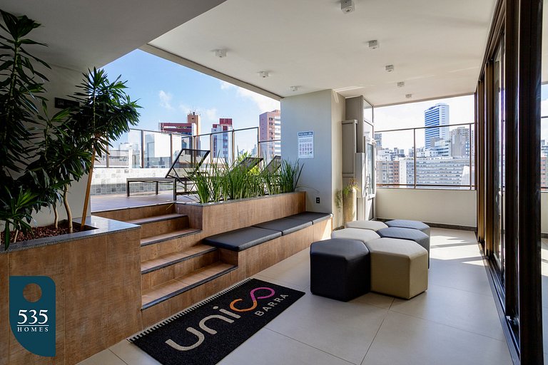 Hospede-se na Barra em Studio perto da praia