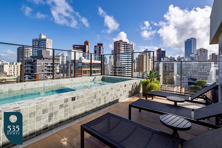 Hospede-se na Barra em Studio perto da praia