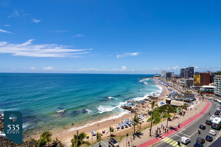 Quarto e sala vista mar a passos da Praia da Barra