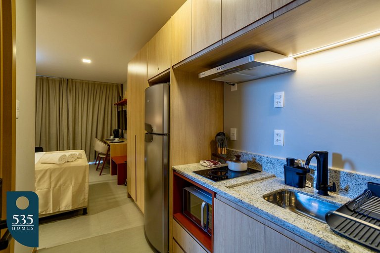 Quarto e sala vista mar a passos da Praia da Barra