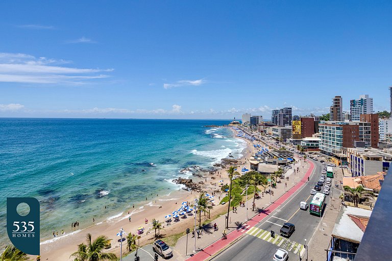 Quarto e sala vista mar a passos da Praia da Barra