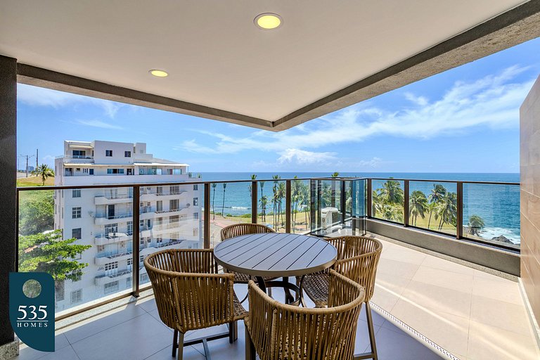 Quarto e sala vista mar a passos da Praia da Barra