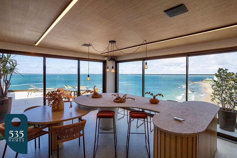 Studio vista mar a passos da Praia da Barra