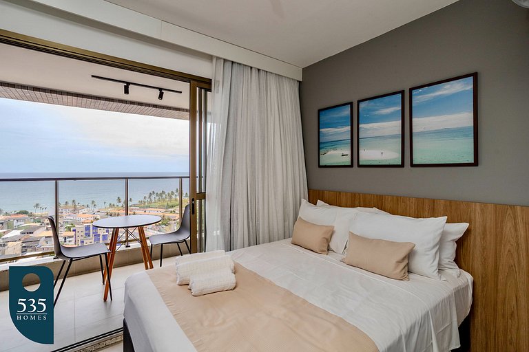 Ocean View Studio on the Rio Vermelho Waterfront