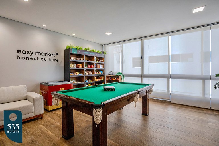 Studio com vista mar na orla do Rio Vermelho