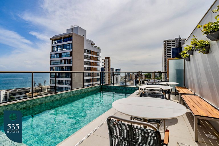 Viva a Barra em um Studio próximo ao Shopping