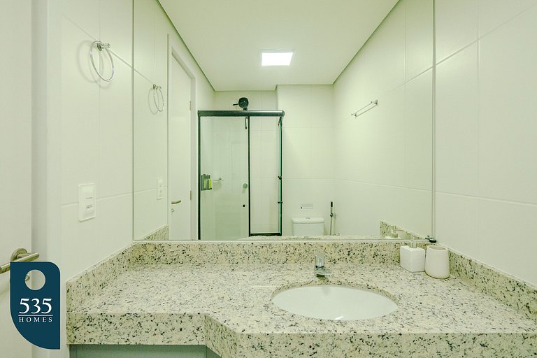 Ocean view from a high floor in Rio Vermelho