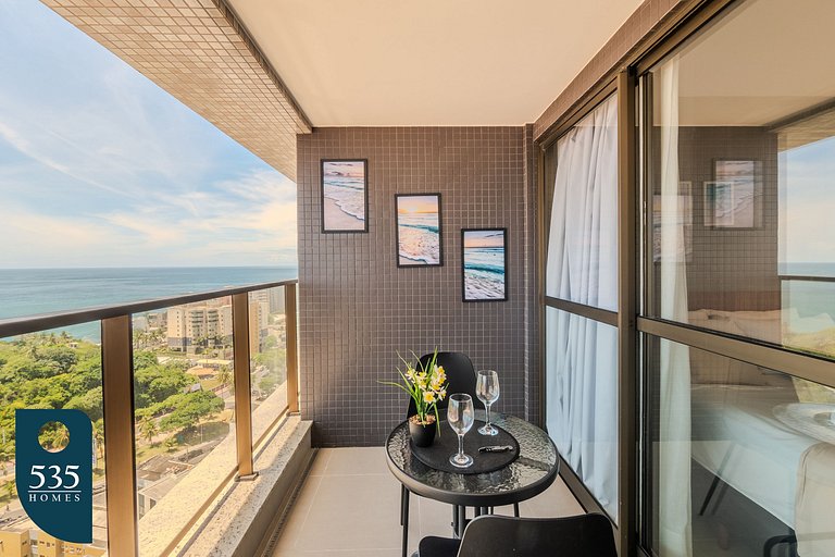 Ocean view on 13th floor in Rio Vermelho