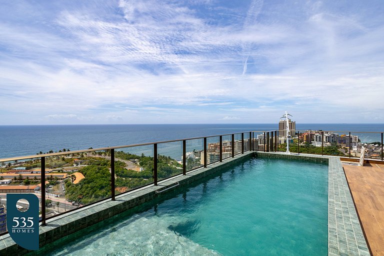 Ocean view on 13th floor in Rio Vermelho