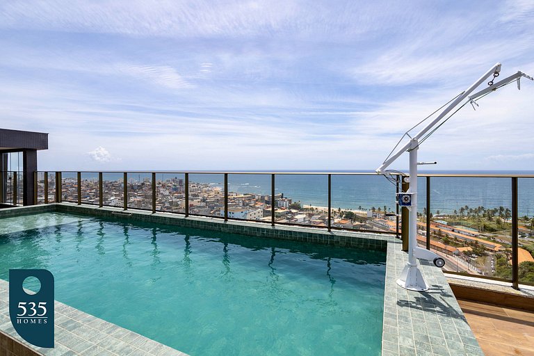 Ocean view on 13th floor in Rio Vermelho