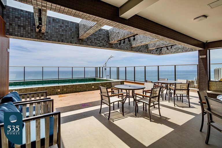 Ocean view on 13th floor in Rio Vermelho