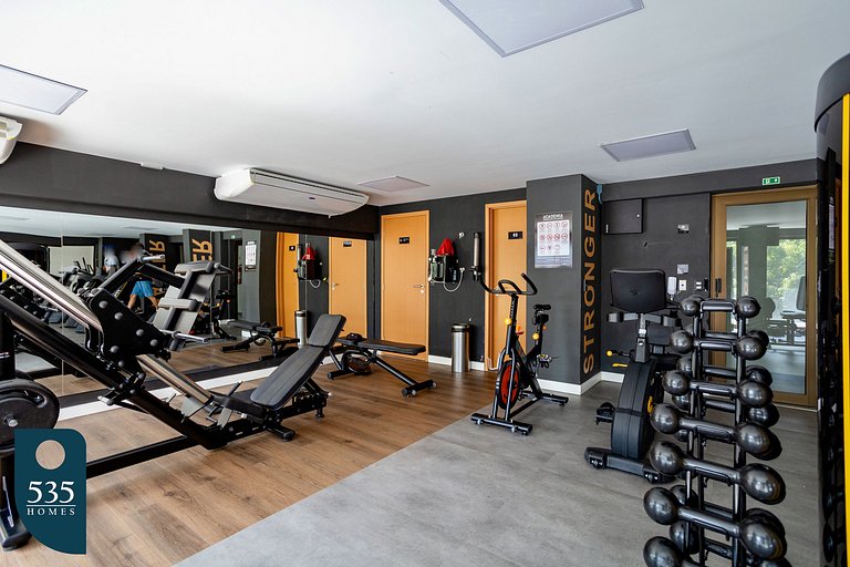 Studio na Barra com vista para o carnaval