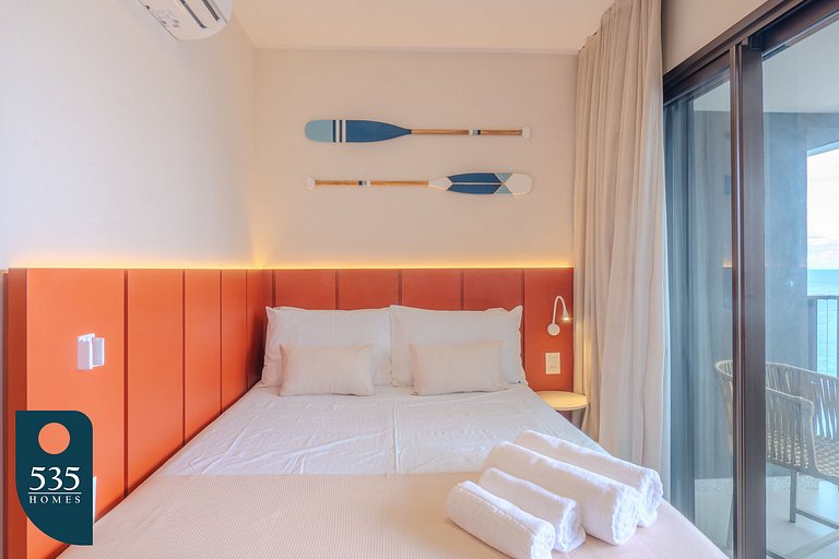Wake up in Barra with wide open beach views