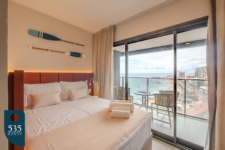 Vista mar na Barra no circuito do Carnaval