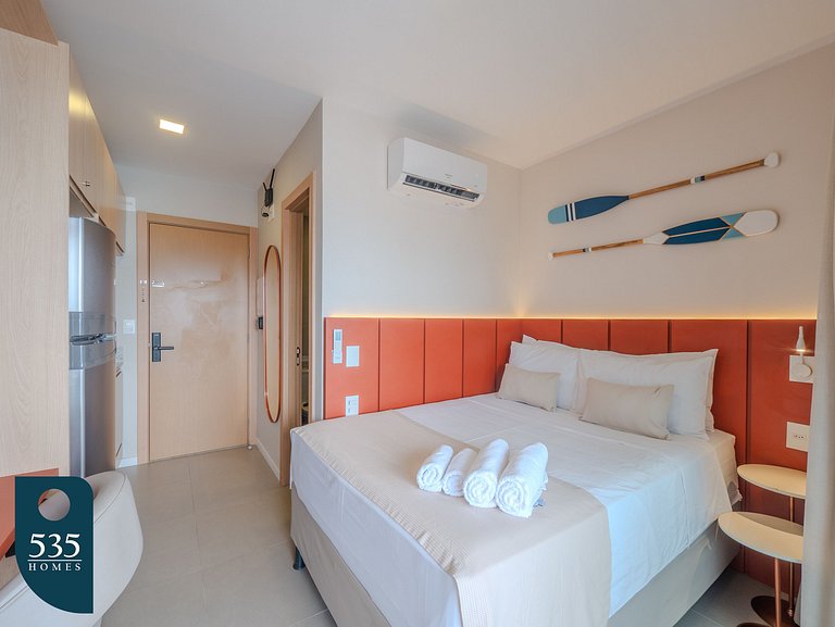 Studio novo em localização privilegiada na Barra