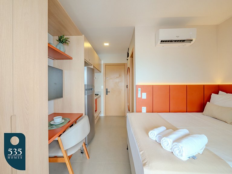 Apartamento novo dentro do carnaval de Salvador