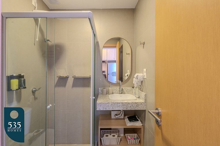 Apartamento novo dentro do carnaval de Salvador