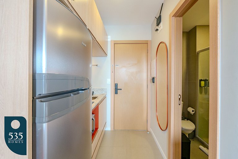 Studio novo em localização privilegiada na Barra