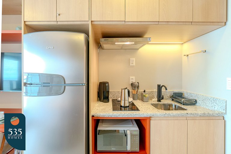 Apartamento novo dentro do carnaval de Salvador