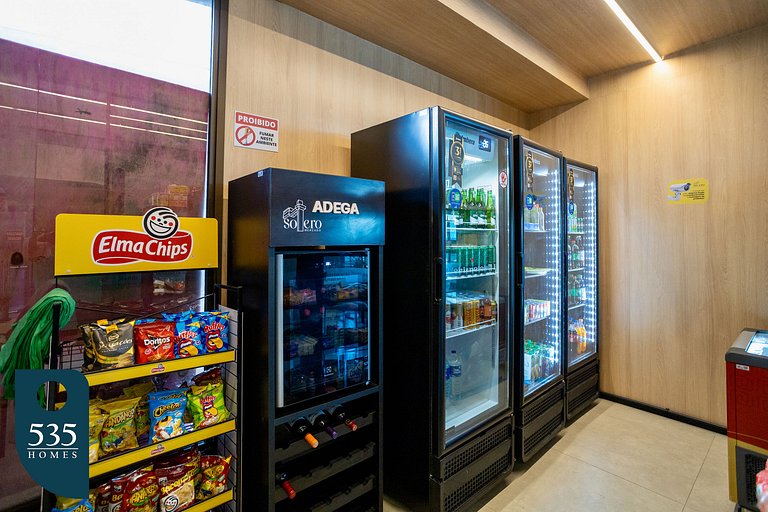 Studio novo em localização privilegiada na Barra